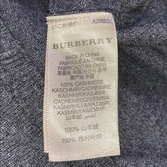 Burberry Brit cashmere gray cardigan size - L - Picture 5 of 5